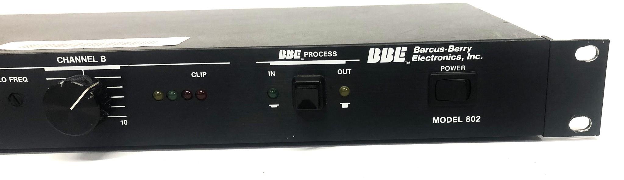 Barcus-Berry Electronics Rackmount Sonic Maximizer 802 No Power Cord USED