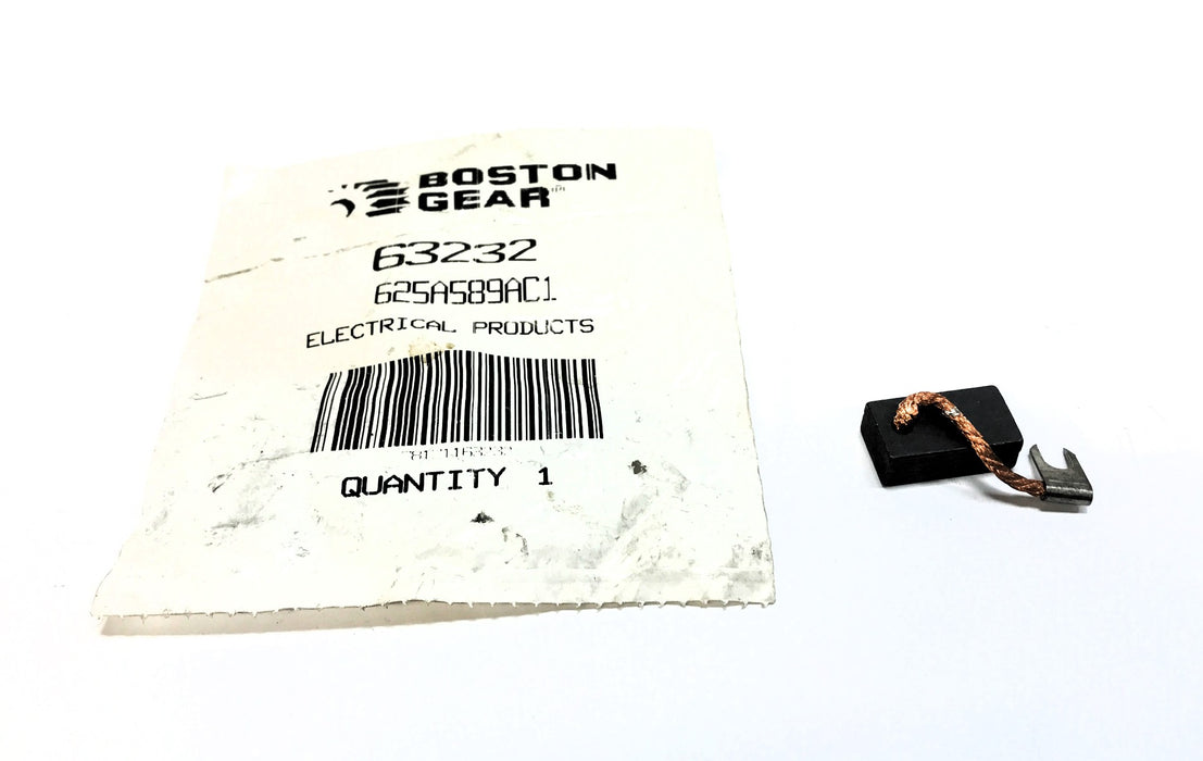 Boston Gear Carbon Motor Brush 63232 (625A589AC1) NOS