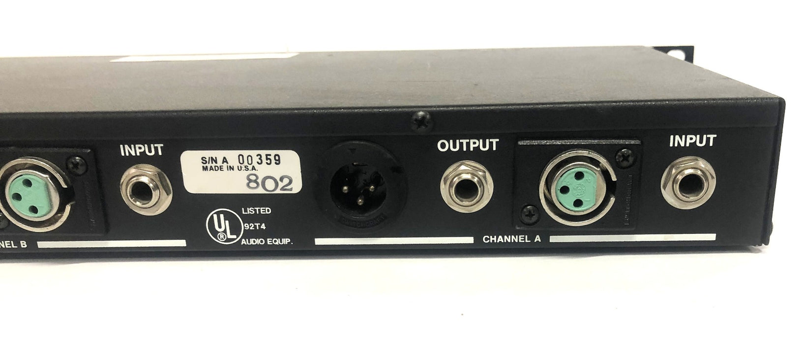 Barcus-Berry Electronics Rackmount Sonic Maximizer 802 No Power Cord USED