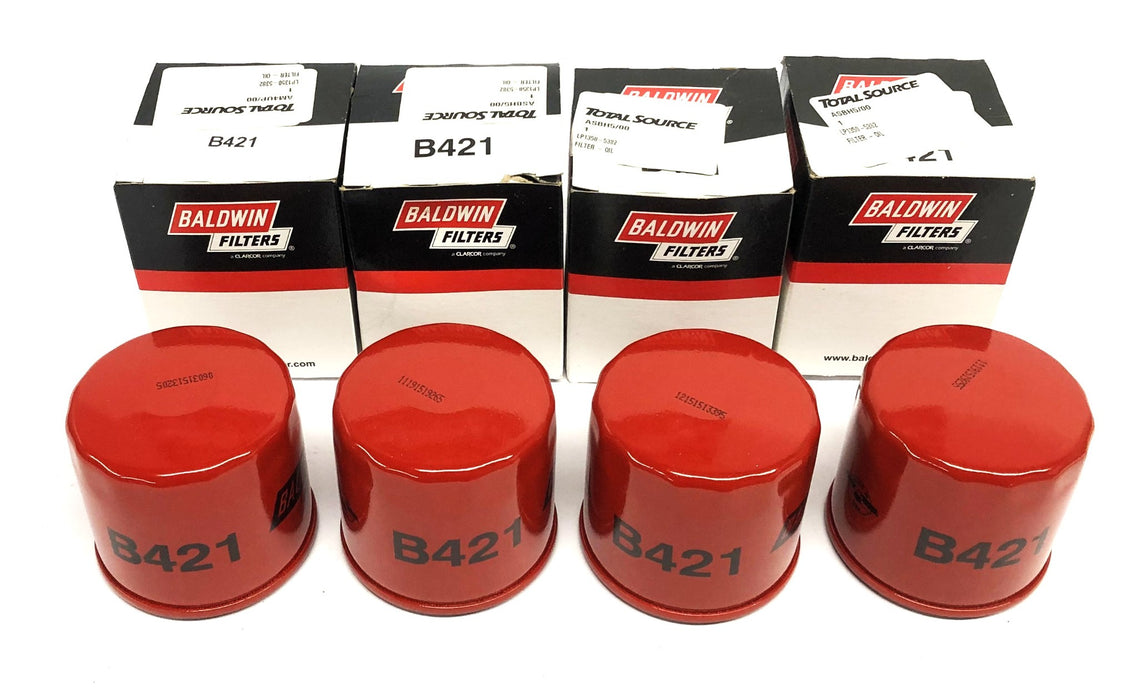 Baldwin Oil Filter B421 [Lot of 4] NOS