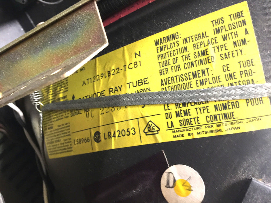 Allen-Bradley Vision Color Monitor 2801-N8 (No Top Plate) (AT1229LB22-TC81) USED