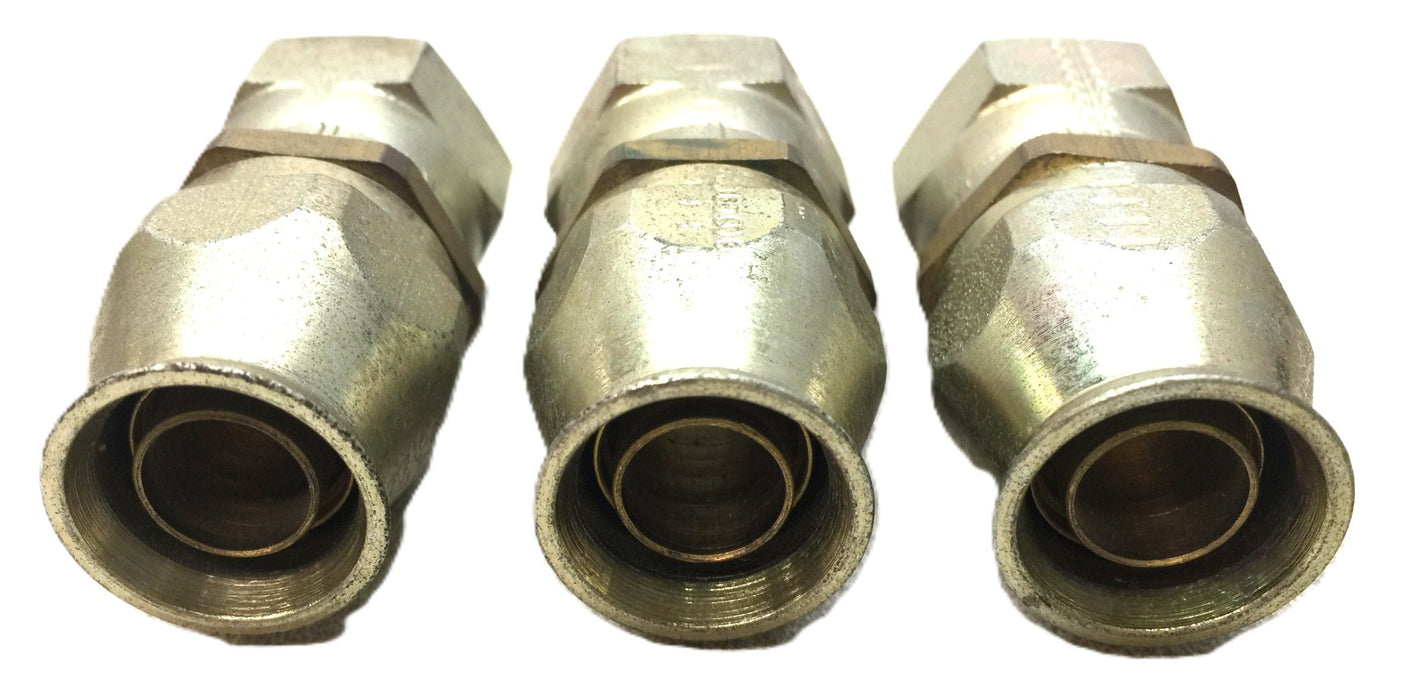 Eaton Aeroquip 3/4"-16 Hydraulic Hose Fitting 63-190600-4 [Lot of 3] NOS