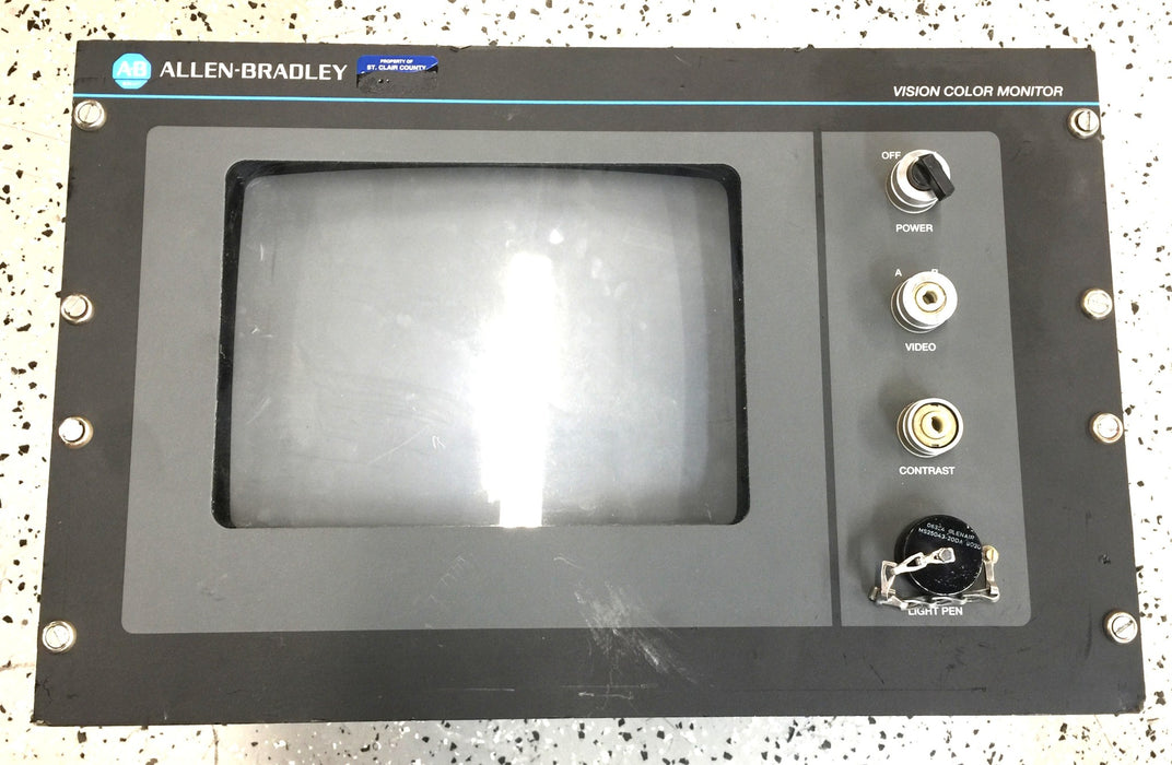 Allen-Bradley Vision Color Monitor 2801-N8 (No Top Plate) (AT1229LB22-TC81) USED