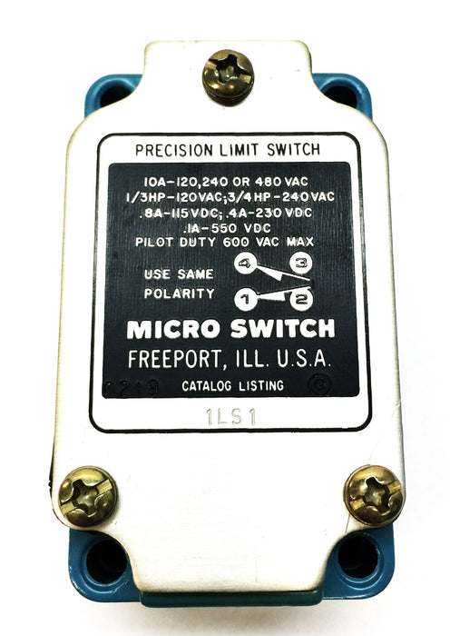 Micro Switch Sensing and Control Precision Limit Switch Body 1LS1 NOS