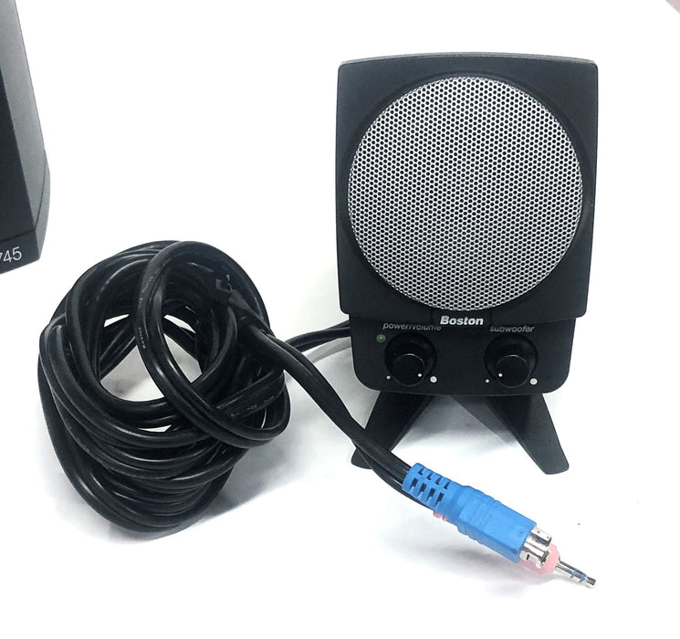 Boston Powered 3-Piece Speaker System BA745 USED