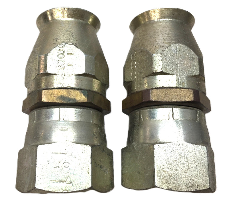 Eaton Aeroquip 3/4"-16 Hydraulic Hose Fitting 63-190600-4 [Lot of 2] NOS