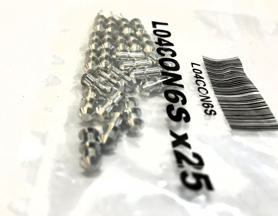 Unbranded Bag of (25) Round Belt Connector L04CON6S NOS