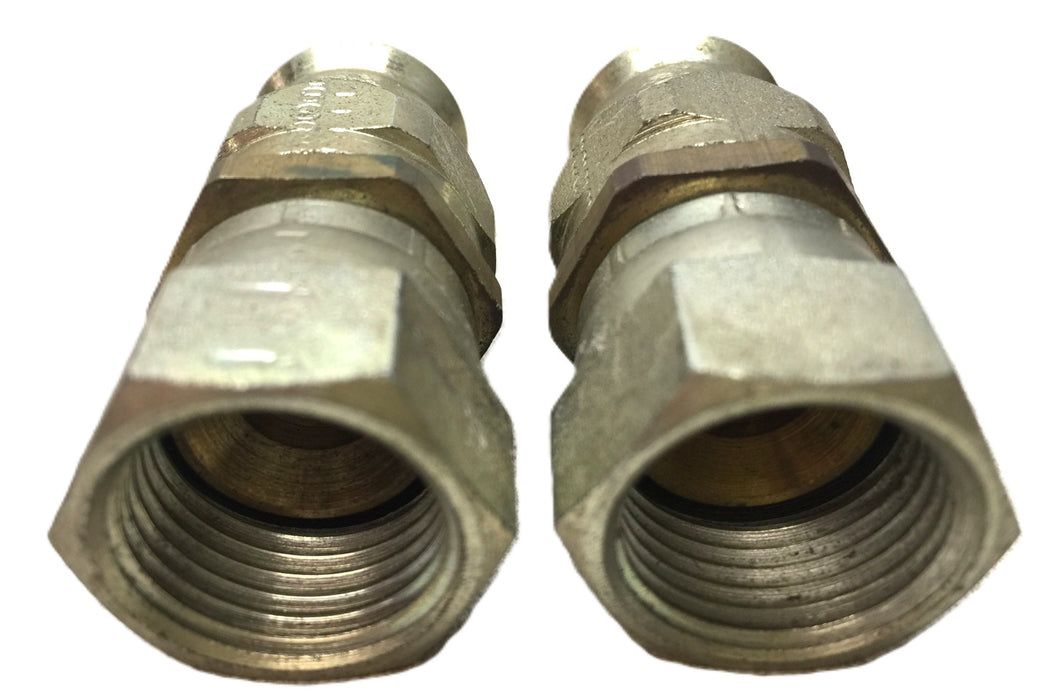 Eaton Aeroquip 3/4"-16 Hydraulic Hose Fitting 63-190600-4 [Lot of 2] NOS