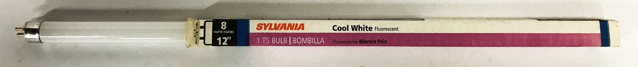 Sylvania Preheat Cool White Fluorescent Lamp F8T5/CW [Lot of 22] NOS