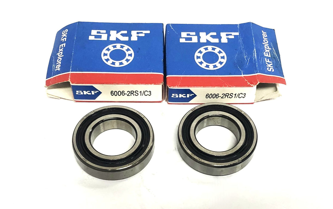 SKF Explorer Bearing 6006-2RS1/C3 [Lot of 2] NOS