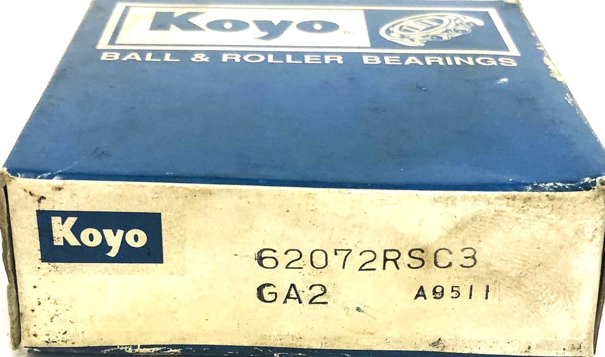 Koyo GA2 Bearing 62072RSC3 [Lot of 2] NOS