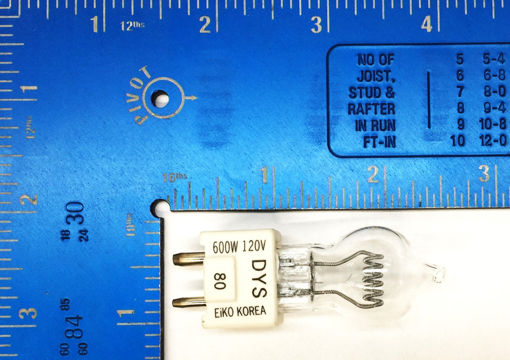 Eiko AV/Photo Lamp DYS 120V600W [Lot of 6] NOS