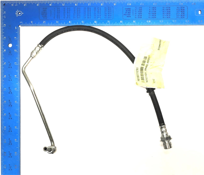 International Hydraulic Brake Hose W/ Flanged End 1619277C91 NOS