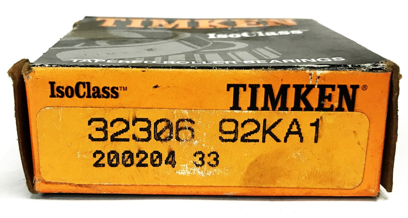 Timken Tapered Roller Bearing Cone and Cup 32306-92KA1 NOS