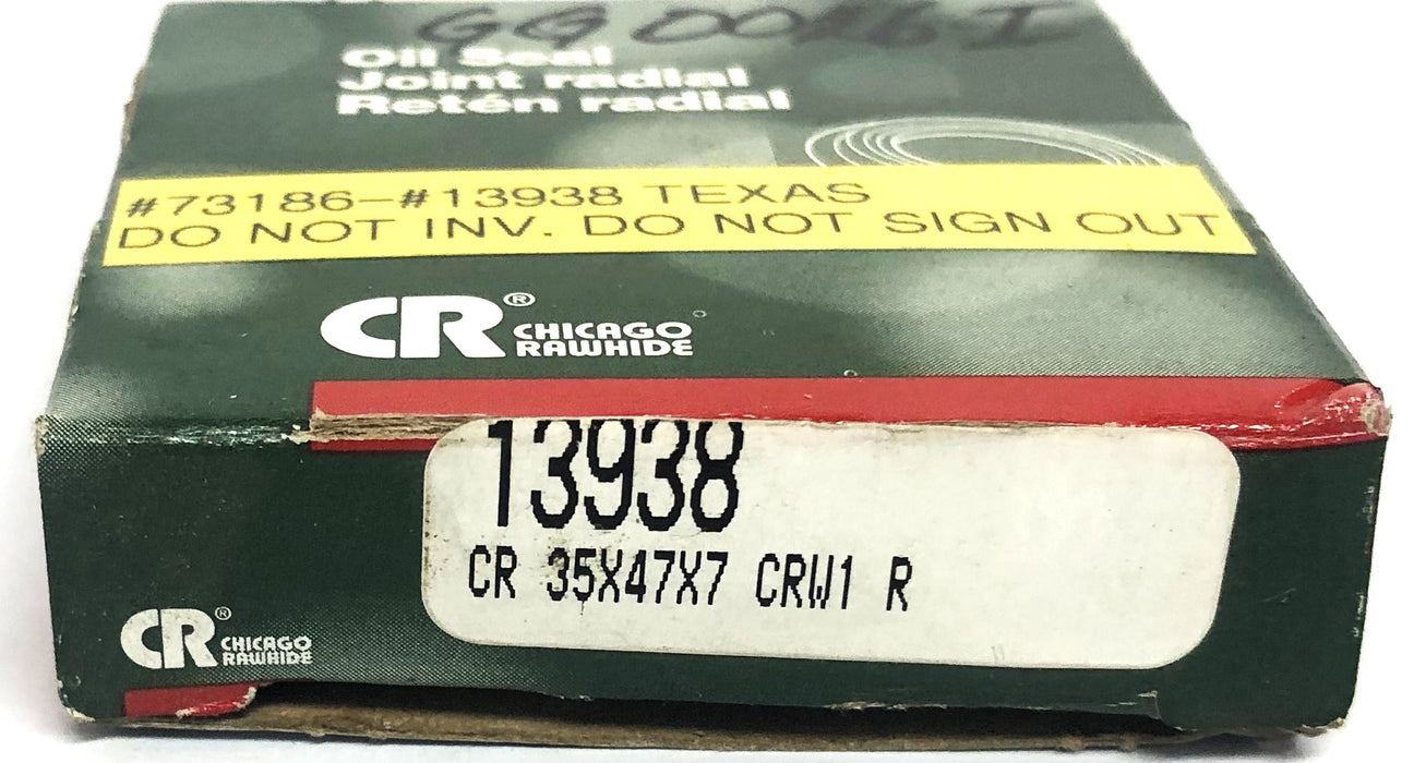 Chicago Rawhide Oil Seal 13938 [Lot of 4] NOS