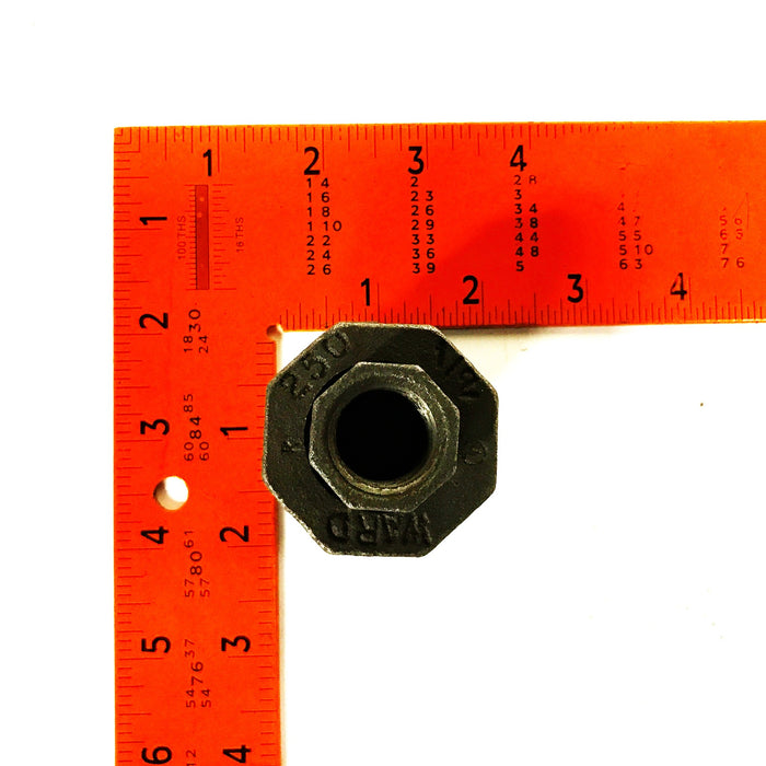 Ward 1/2 inch Female Black Iron Union Coupling 250-1/2 [Lot of 3] NOS