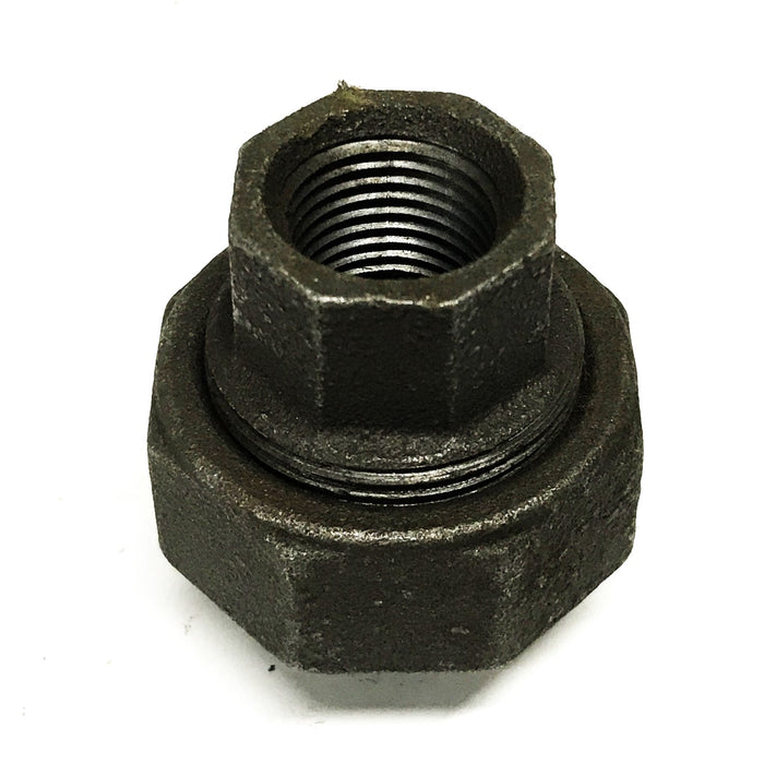 Ward 1/2 inch Female Black Iron Union Coupling 250-1/2 [Lot of 3] NOS