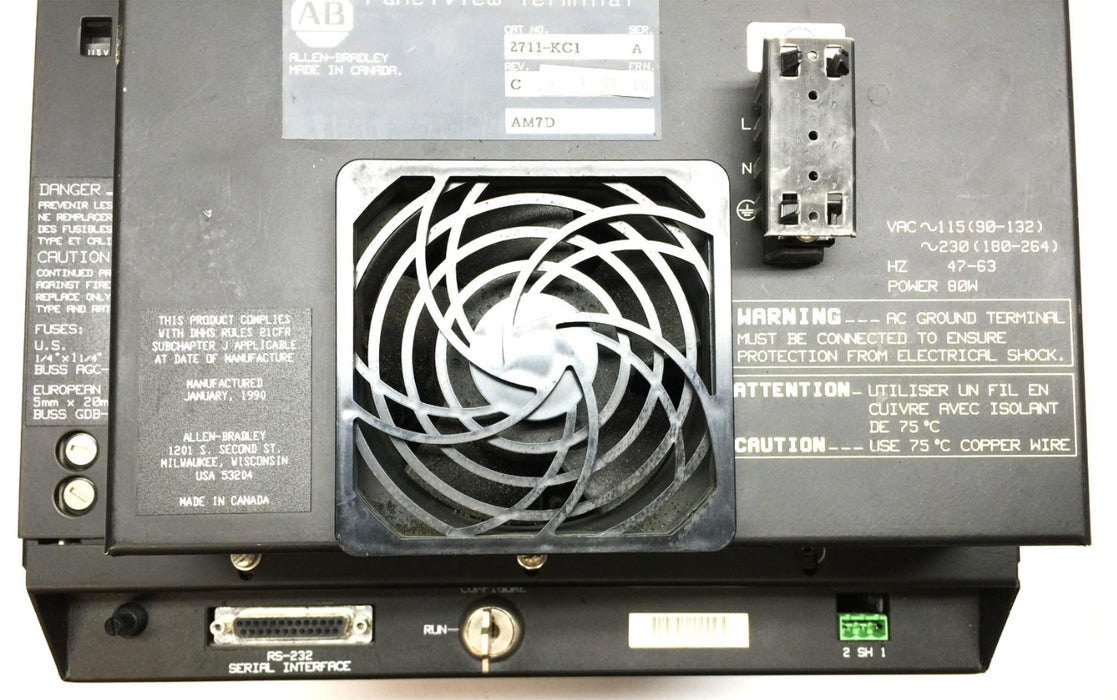 Allen-Bradley PanelView Terminal Monitor 2711-KC1 Ser.A/Rev.C FRN. 3.00.00 USED