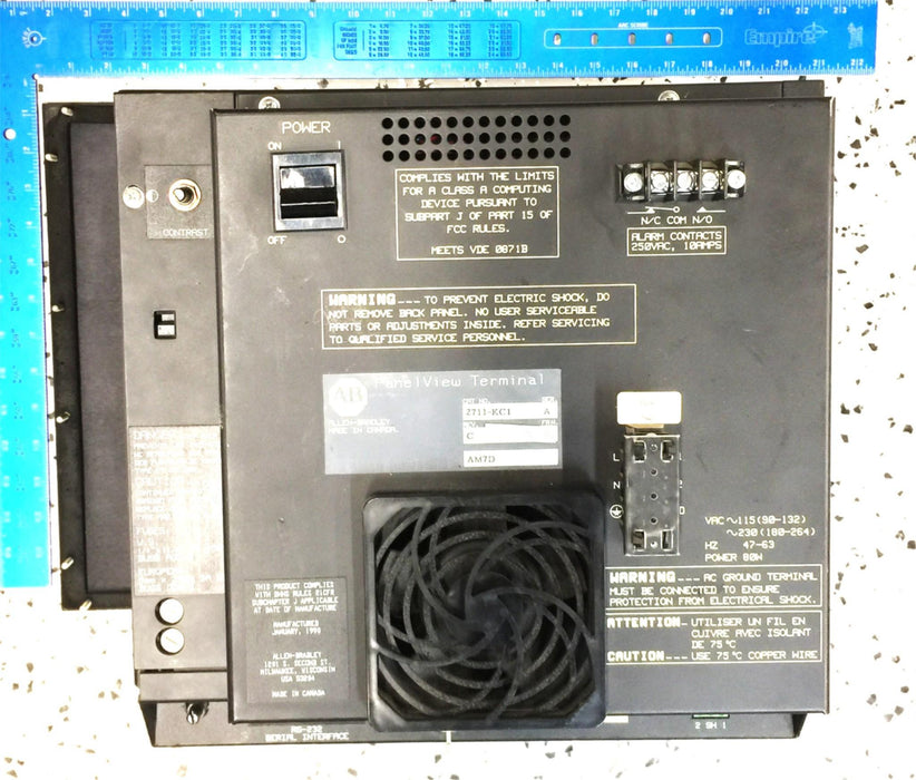 Allen-Bradley PanelView Terminal Monitor 2711-KC1 Ser.A/Rev.C FRN. 3.00.00 USED