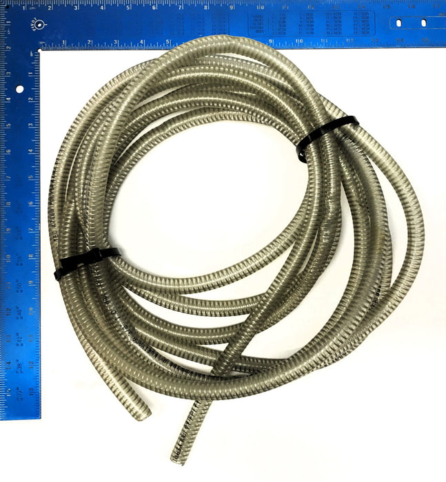 Kuriyama Approx 21 Feet OAL 3/8" ID Clear Tubing K7160 (K20616) USED