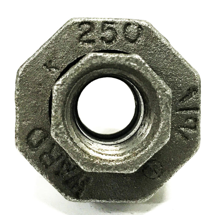 Ward 1/2 inch Female Black Iron Union Coupling 250-1/2 [Lot of 3] NOS