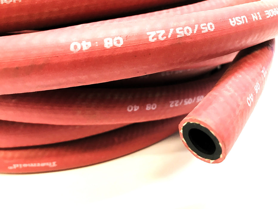 Thermold 3/8" ID 200 PSI Approx 46 Foot Red Hose VALUFLEX/GS USED