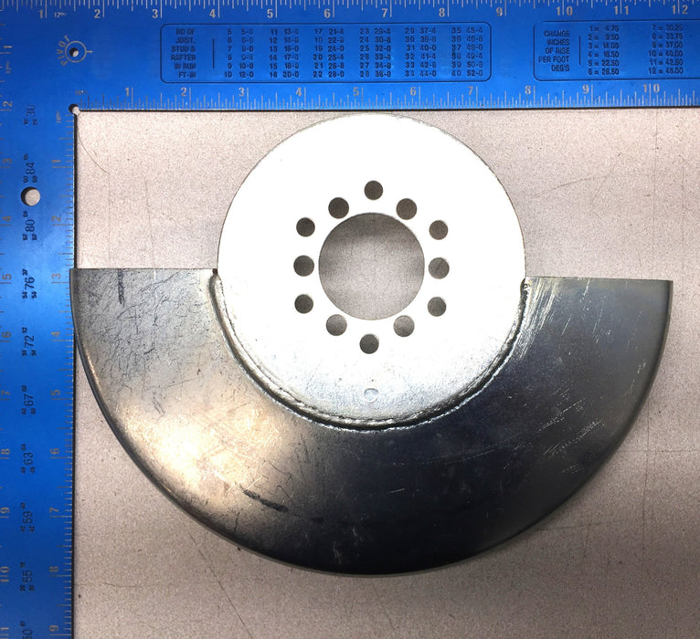 Unbranded 9-Inch Steel Angle Grinder Wheel Cover Guard NOS