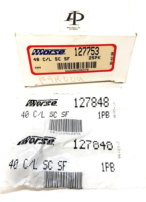 Morse 40 C/L SC SF Roller Chain Link Pack 127753 (25pcs) NOS