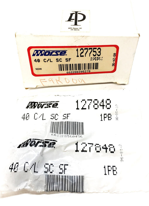 Morse 40 C/L SC SF Roller Chain Link Pack 127753 (19pcs) NOS