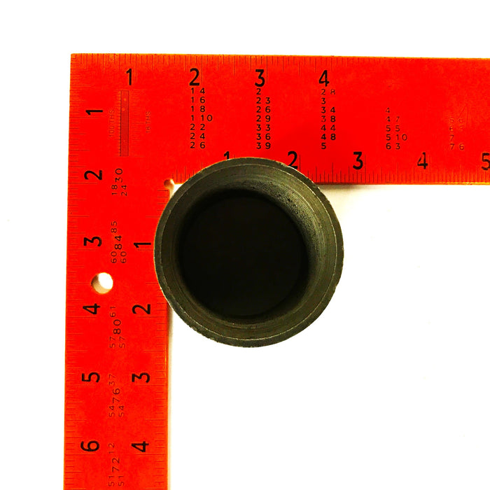 Unbranded 1-1/2 inch Black Steel Straight Pipe Coupling [Lot of 5] NOS