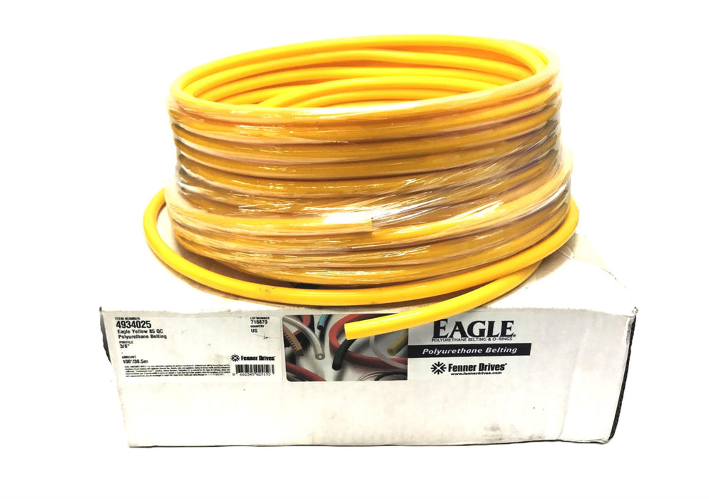 Fenner Drives Eagle 3/8" Approx 70 Foot Polyurethane Round Belting 4934025 NOS