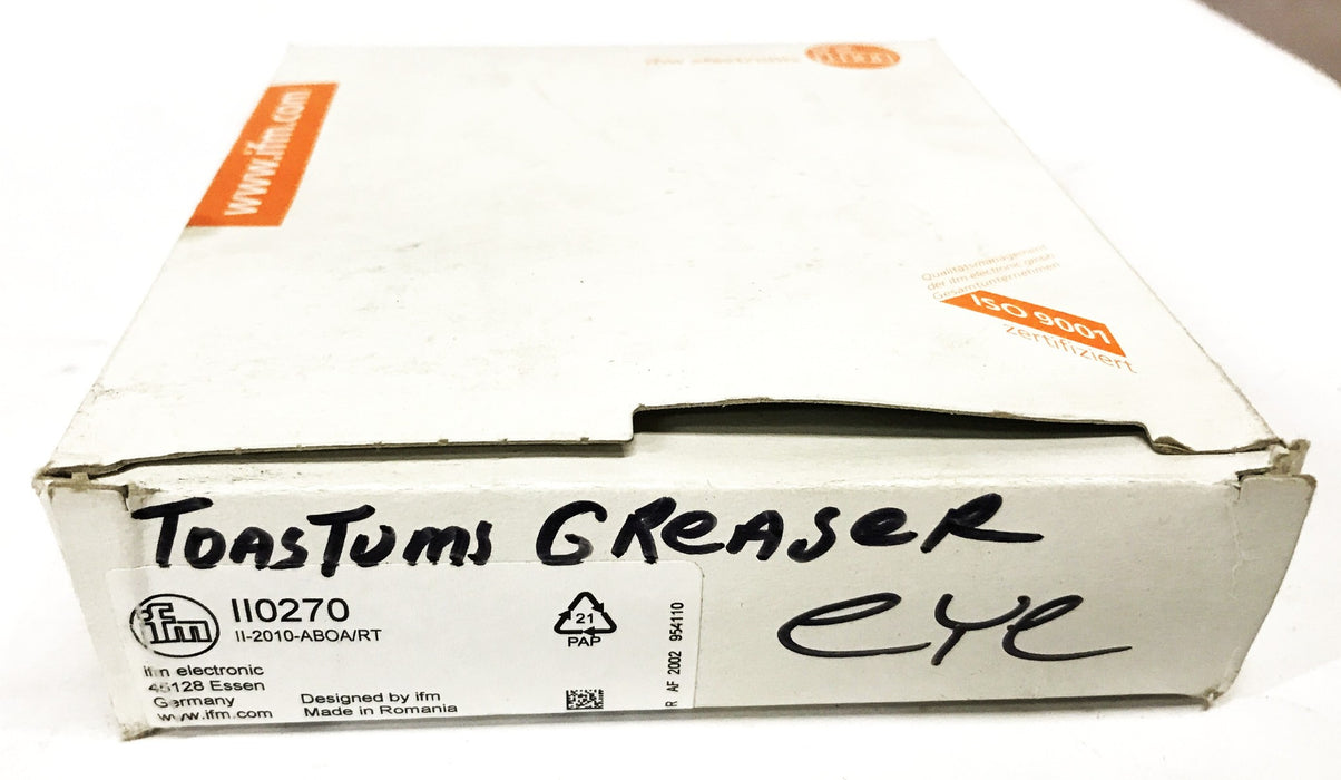 IFM Efector Proximity Sensor 110270 NOS