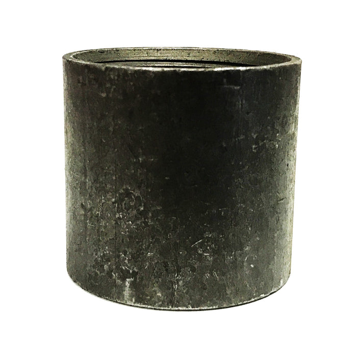 Unbranded 1-1/2 inch Black Steel Straight Pipe Coupling [Lot of 5] NOS