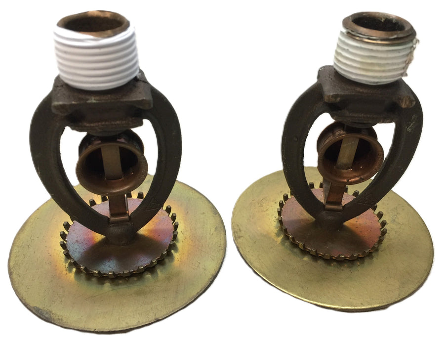 Grinnell Brass Fire Sprinkler Head 165F714C (1979) [Lot of 2] USED