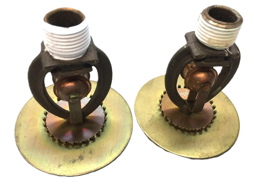 Grinnell Brass Fire Sprinkler Head 165F714C (1979) [Lot of 2] USED