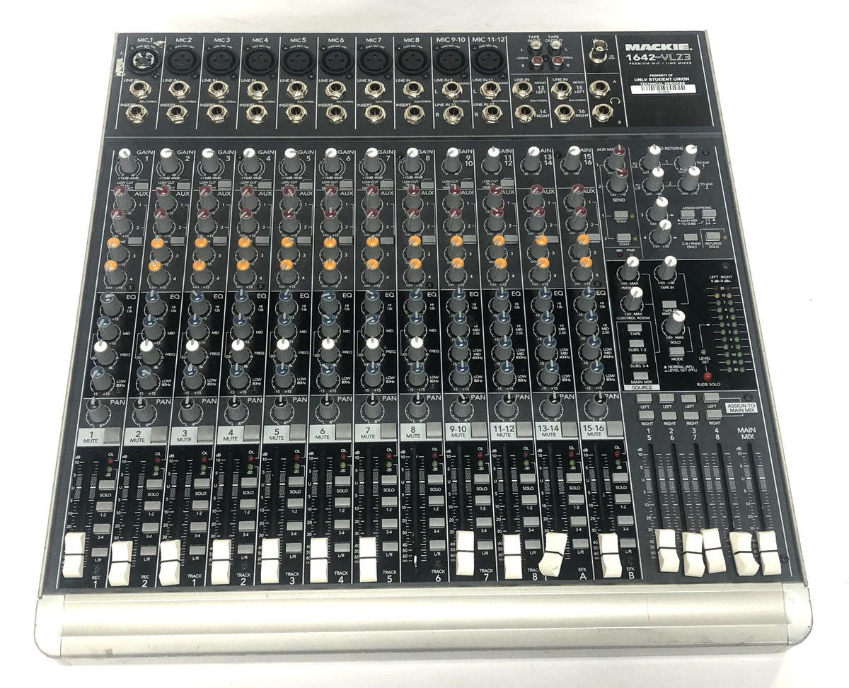 Mackie Control Premium MIC/LINE Mixer 1642-VLZ3 No Power Supply