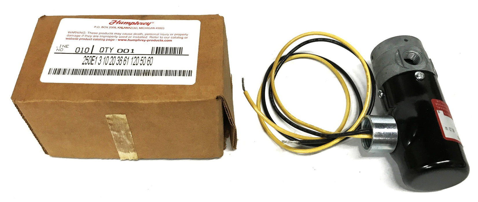 Humphrey 3-Way Solenoid Valve 250E1310203661-1205060