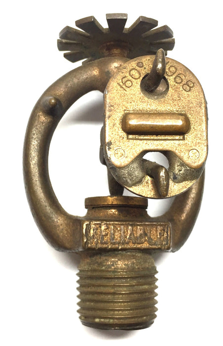 Reliable Brass Fire Sprinkler Head SSP-CI (1968) USED
