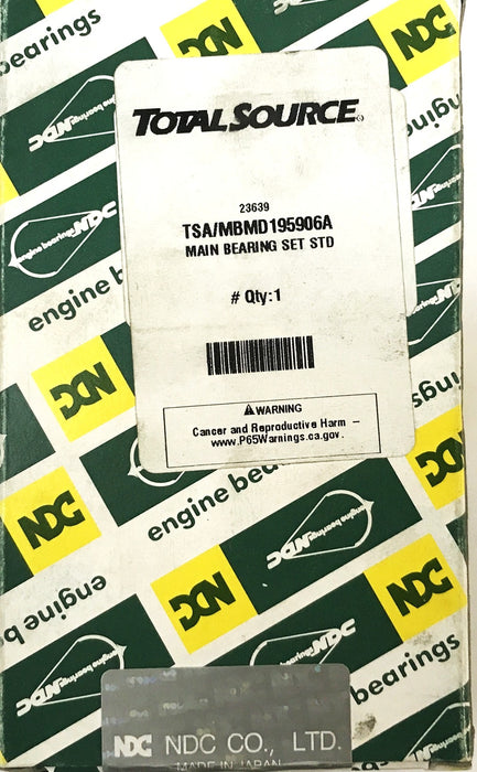 Total Source Caterpillar Main Standard Bearing Kit MD195906A NOS