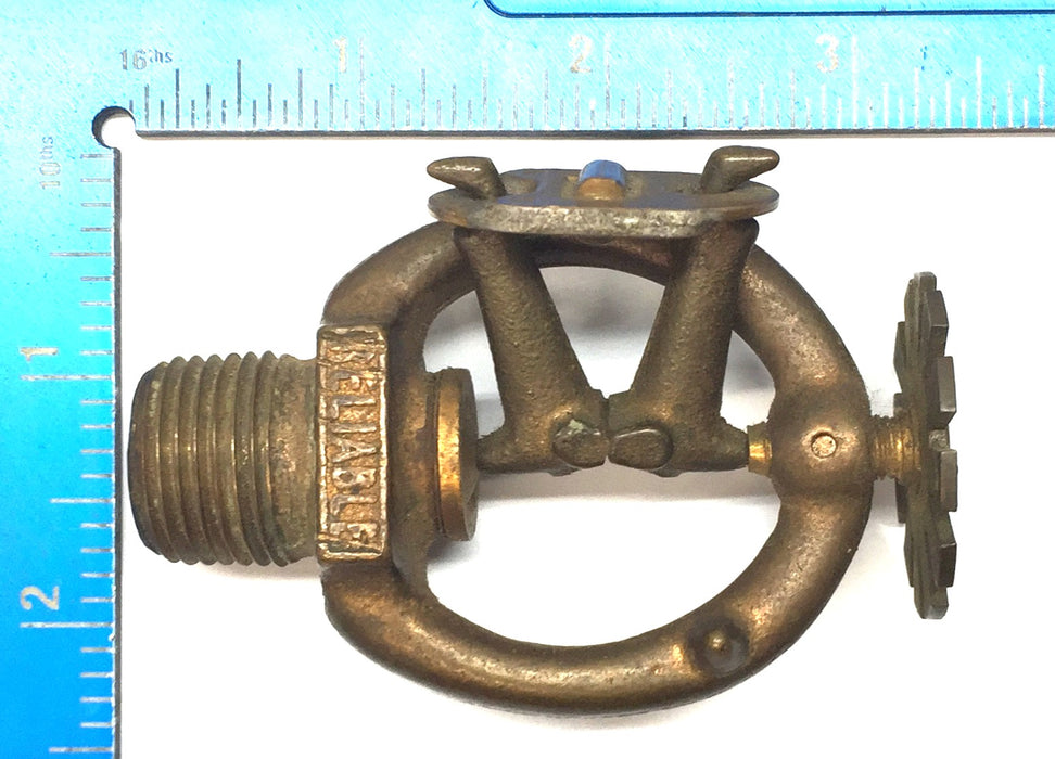 Reliable Brass Fire Sprinkler Head SSP-CI (1968) USED
