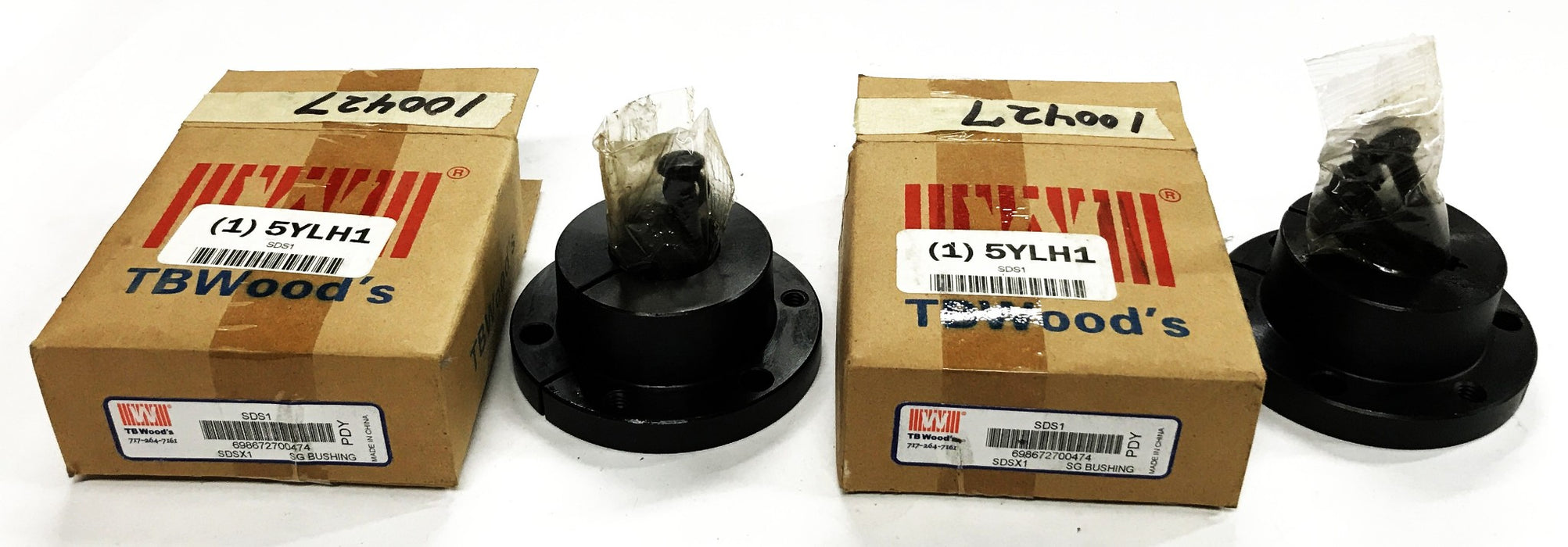 TB Wood's 1-3/16 inch Type QD Bushing (with Hardware) SDSX1 [Lot of 2] NOS