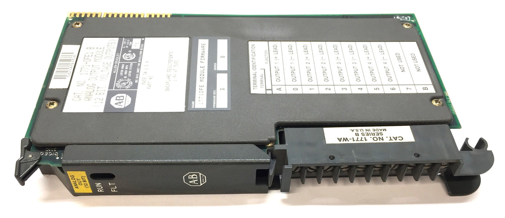 Allen-Bradley 12-Bit Analog Output Module 1771-OFE1 B Firmware Rev.B/Ser.B USED