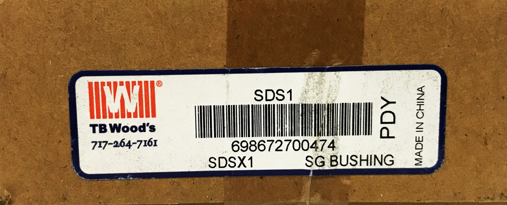 TB Wood's 1-3/16 inch Type QD Bushing (with Hardware) SDSX1 [Lot of 2] NOS