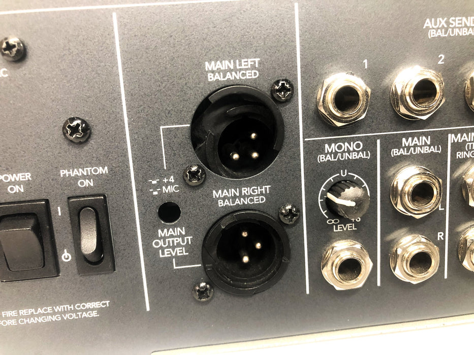 Mackie Control Premium MIC/LINE Mixer 1642-VLZ3 No Power Supply USED