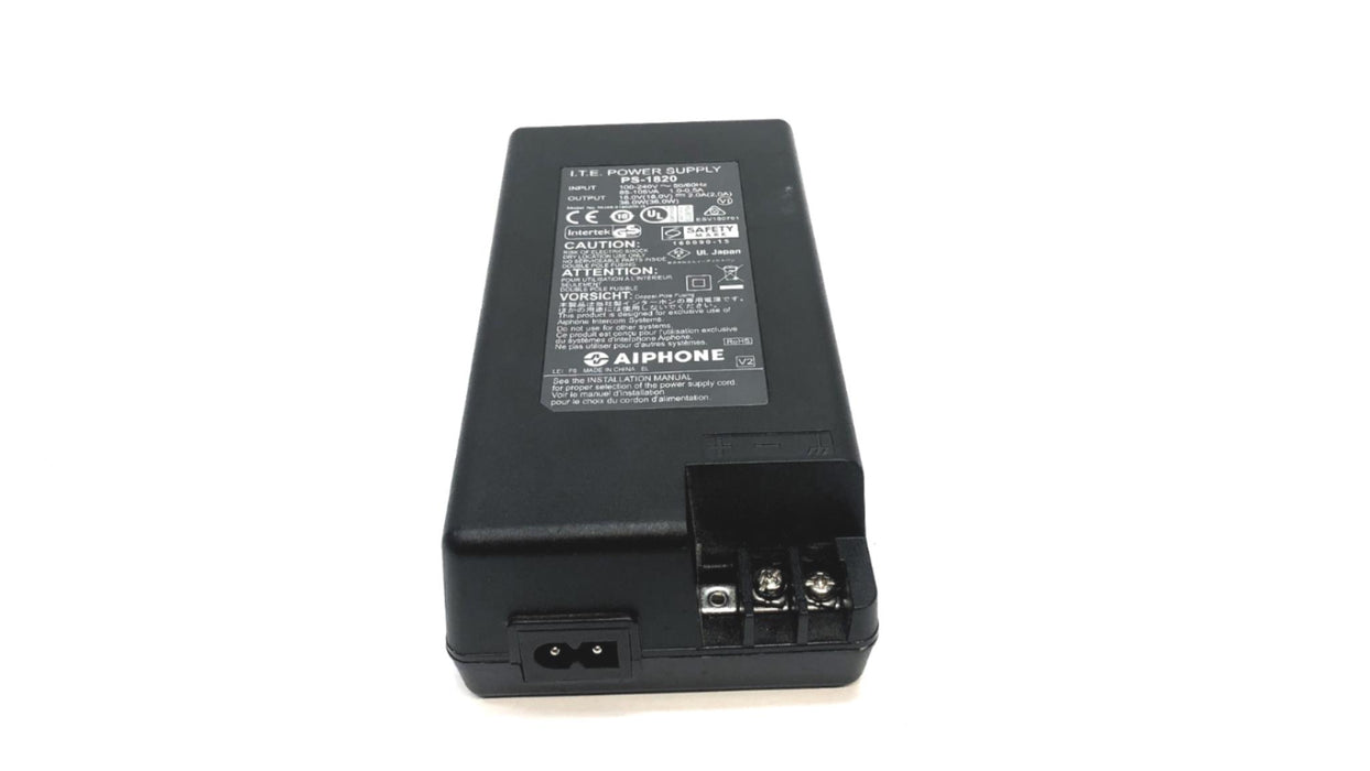 Aiphone 100-240V Input Power Supply (Missing 1 Screw) (Untested) PS-1820 USED