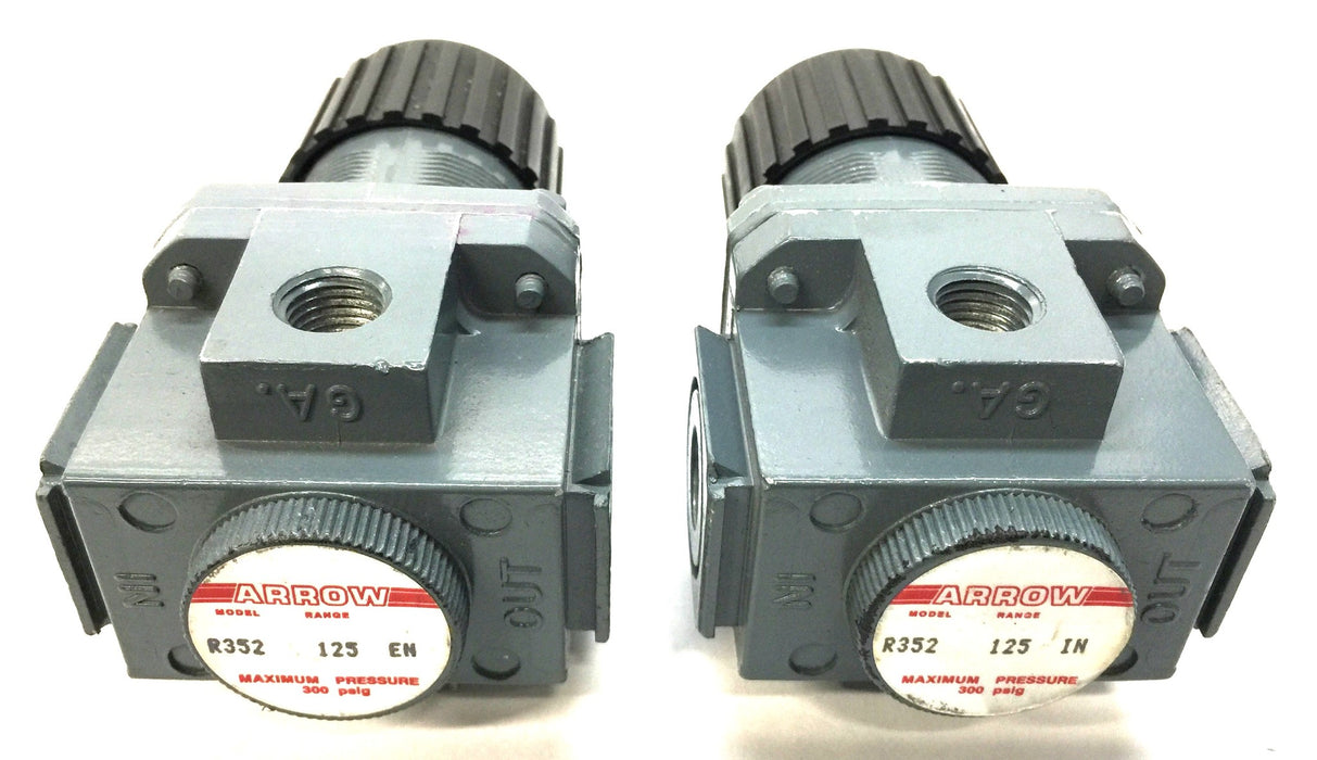 Arrow Pneumatic Pressure Regulator R352 (125EN) [Lot of 2] NOS