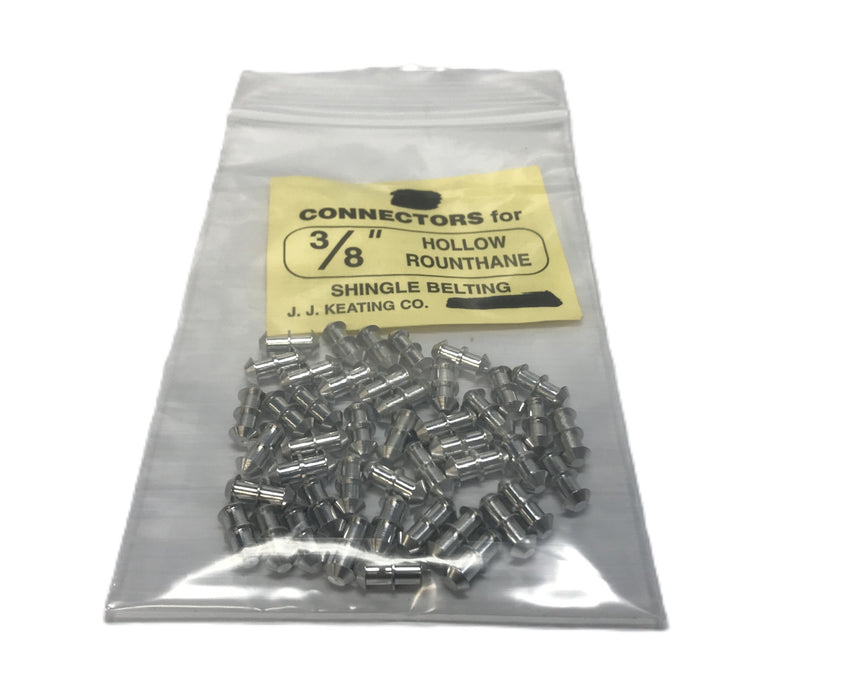 Shingle Belting 3/8" Round Belt Connector [Lot of 45] NOS