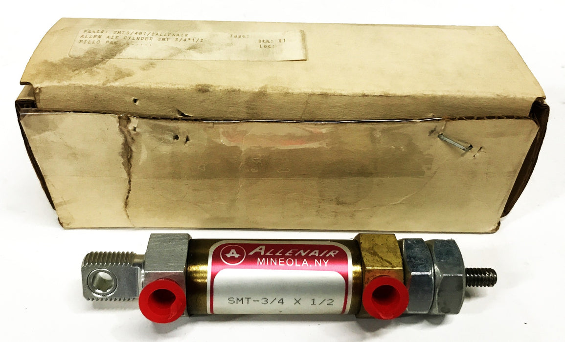 Allenair Pneumatic Cylinder SMT-3/4-1/2 NOS