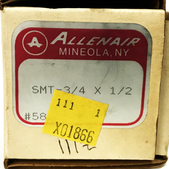 Allenair Pneumatic Cylinder SMT-3/4-1/2 NOS