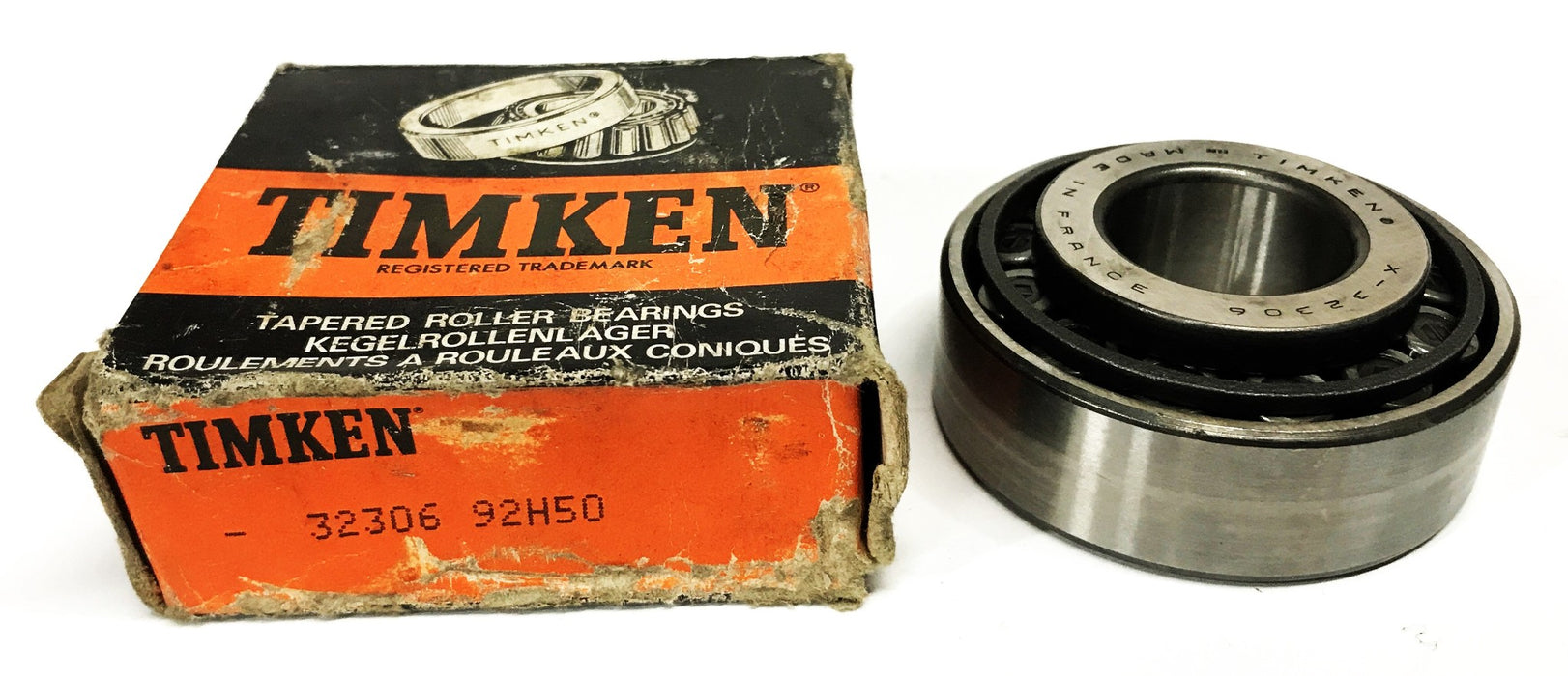 Timken Tapered Roller Bearing Cone and Cup 32306-92H50 NOS